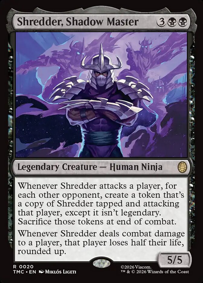 Shredder, Shadow Master - Magic: The Gathering - MoxLand