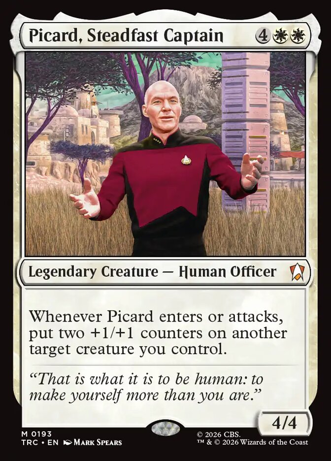 Picard, Steadfast Captain - Magic: The Gathering - MoxLand