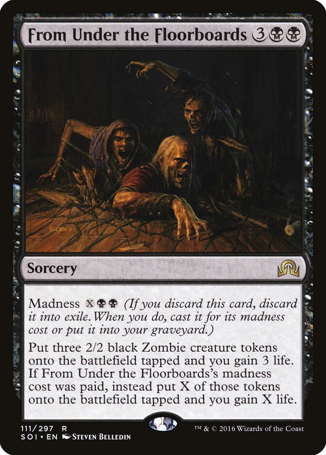 De Sob o Assoalho / From Under the Floorboards - Magic: The Gathering - MoxLand