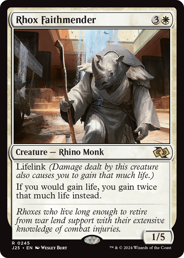 Rhox Remendador de Fé / Rhox Faithmender - Magic: The Gathering - MoxLand