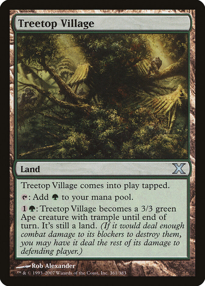 Aldeia nas Copas / Treetop Village - Magic: The Gathering - MoxLand