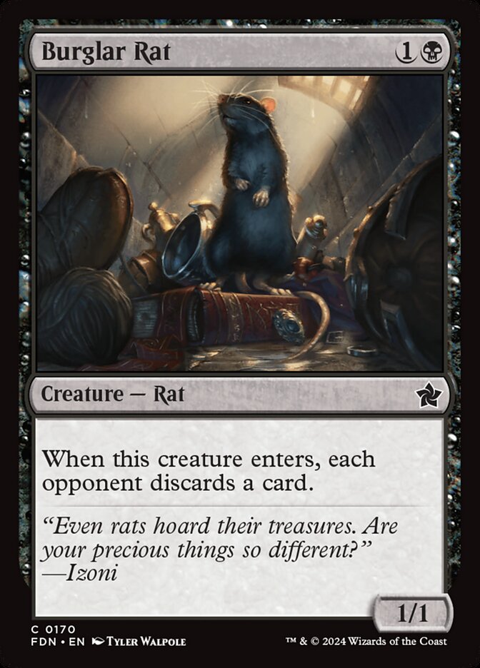 Rato Ladrão / Burglar Rat - Magic: The Gathering - MoxLand