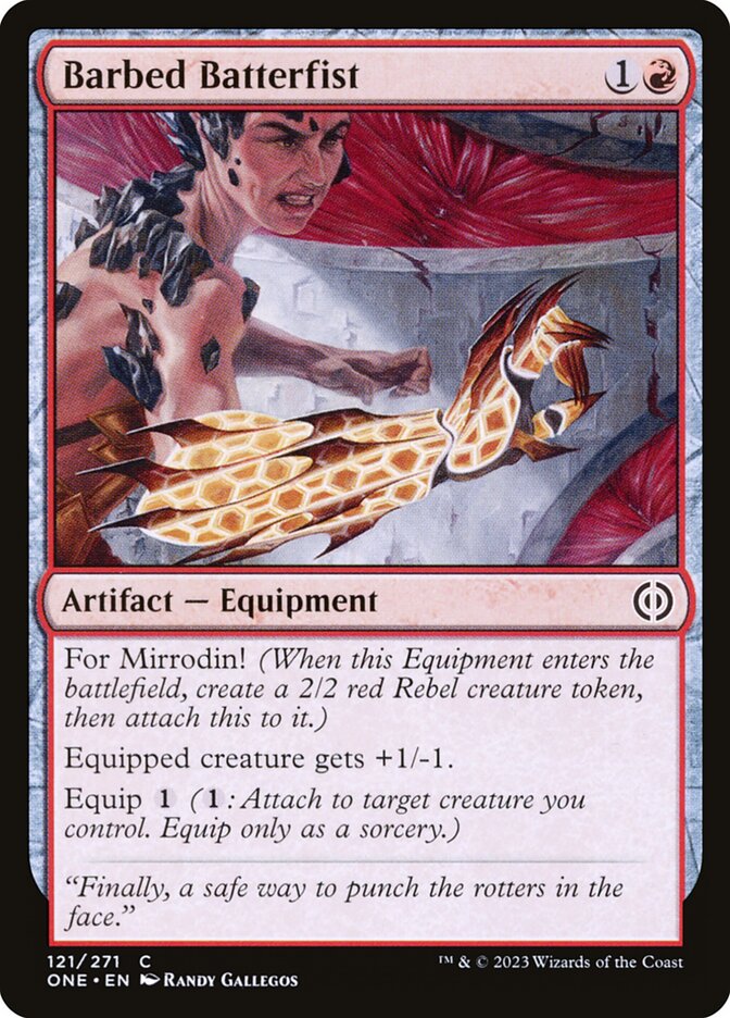 Punho Batedor Farpado / Barbed Batterfist - Magic: The Gathering - MoxLand