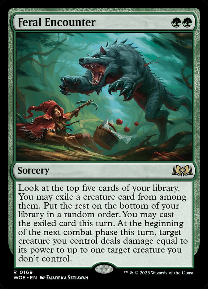 Encontro Feral / Feral Encounter - Magic: The Gathering - MoxLand