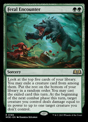 Encontro Feral / Feral Encounter - Magic: The Gathering - MoxLand