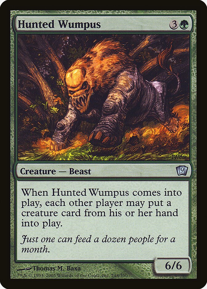 Wumpus Caçado / Hunted Wumpus - Magic: The Gathering - MoxLand