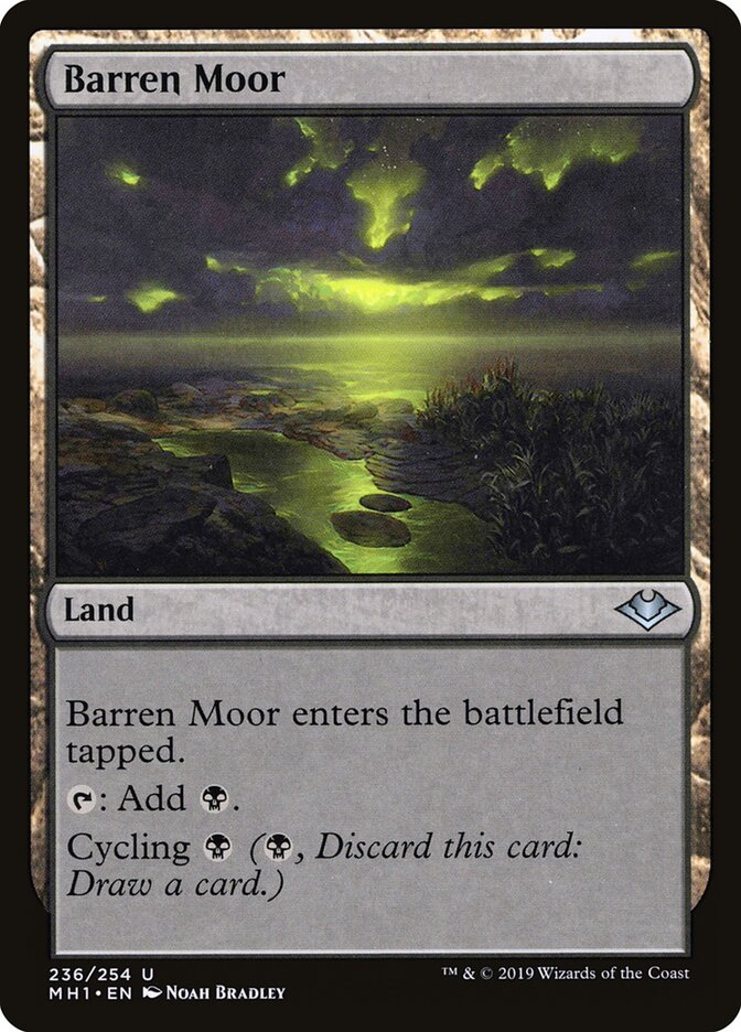 Charneca Estéril / Barren Moor - Magic: The Gathering - MoxLand