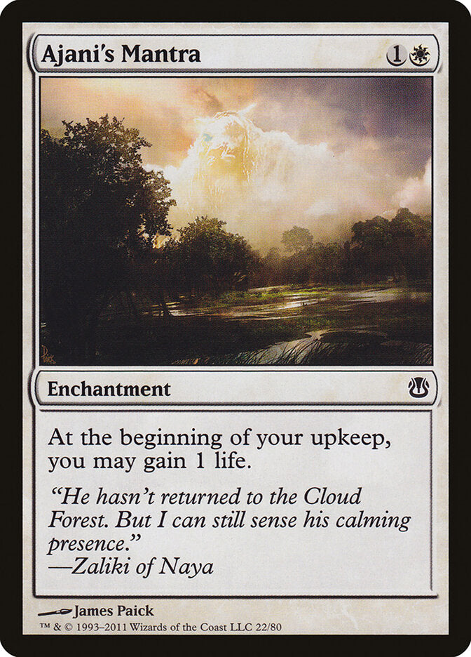 Mantra de Ajani / Ajani's Mantra - Magic: The Gathering - MoxLand
