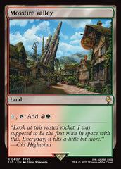 Vale de Piromusgo / Mossfire Valley - Magic: The Gathering - MoxLand