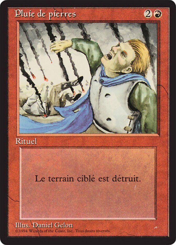 Chuva de Pedras / Stone Rain - Magic: The Gathering - MoxLand