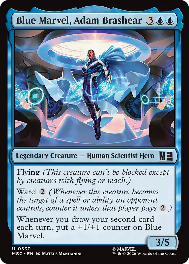 Blue Marvel, Adam Brashear - Magic: The Gathering - MoxLand