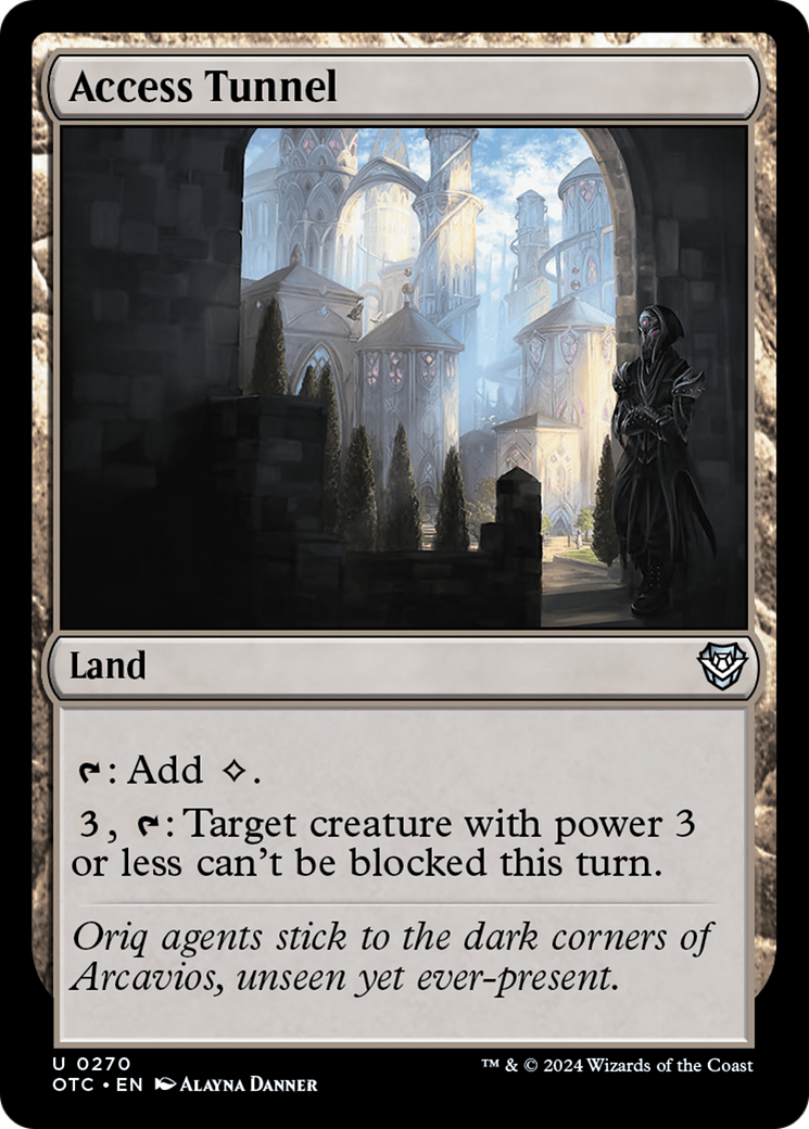 Túnel de Acesso / Access Tunnel - Magic: The Gathering - MoxLand