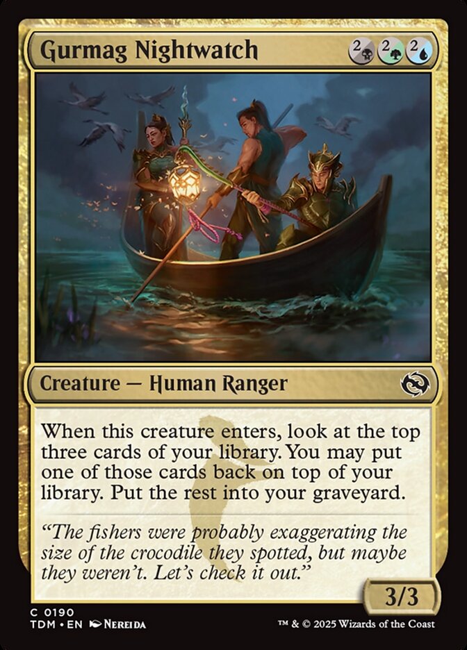 Vigia Noturno de Gurmag / Gurmag Nightwatch - Magic: The Gathering - MoxLand