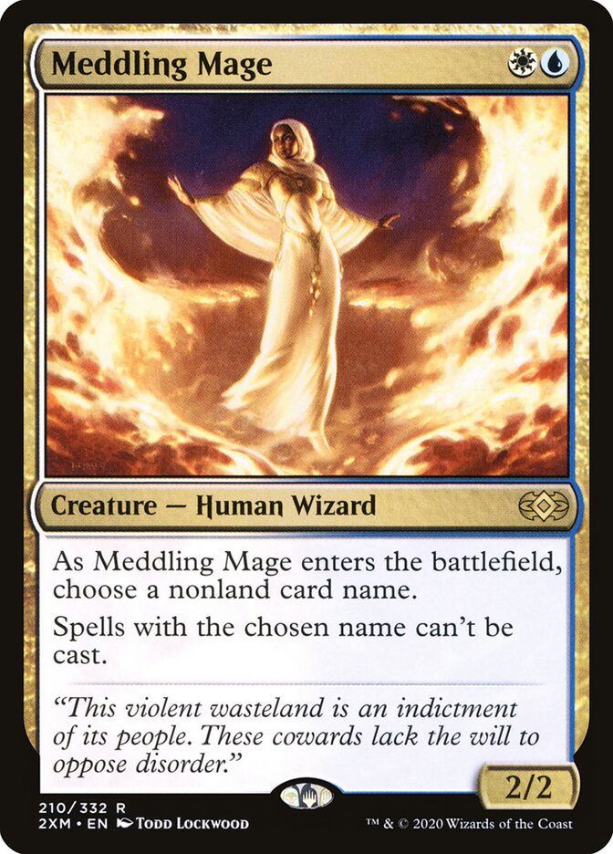 Mago Interferidor / Meddling Mage - Magic: The Gathering - MoxLand