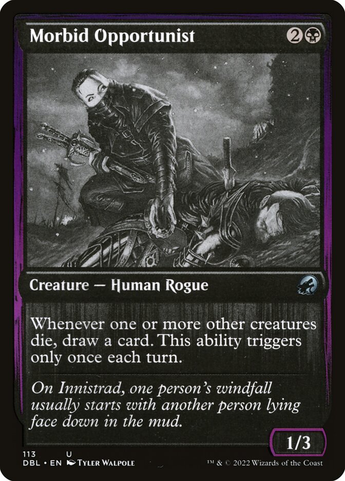 Oportunista Mórbida / Morbid Opportunist - Magic: The Gathering - MoxLand