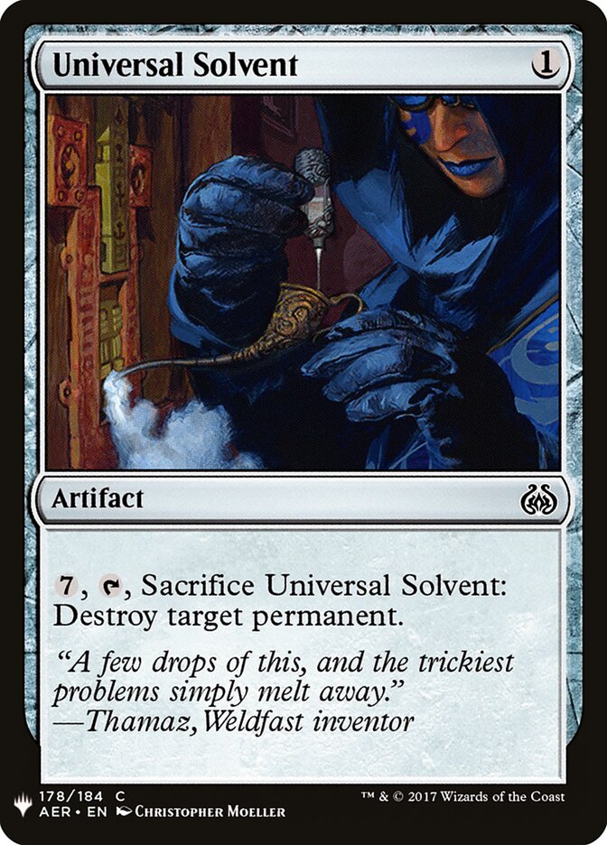 Solvente Universal / Universal Solvent - Magic: The Gathering - MoxLand