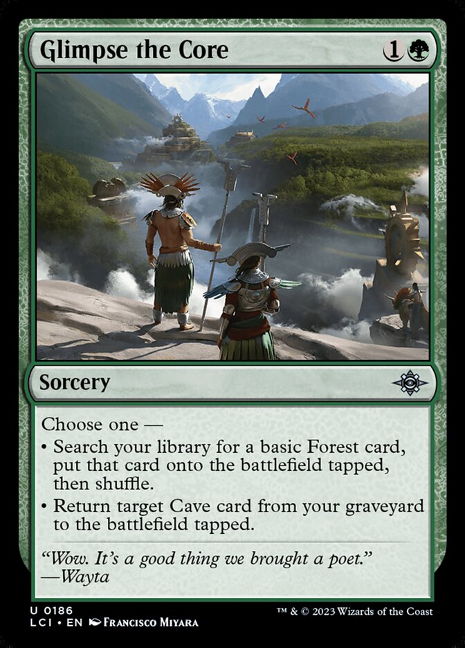 Vislumbrar o Núcleo / Glimpse the Core - Magic: The Gathering - MoxLand