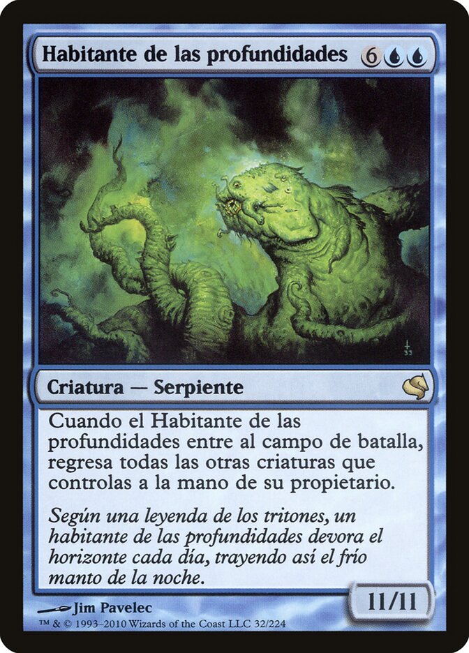 Habitante das Profundezas / Denizen of the Deep - Magic: The Gathering - MoxLand