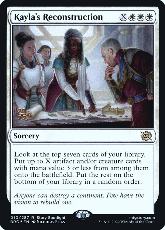 Reconstrução de Kayla / Kayla's Reconstruction - Magic: The Gathering - MoxLand