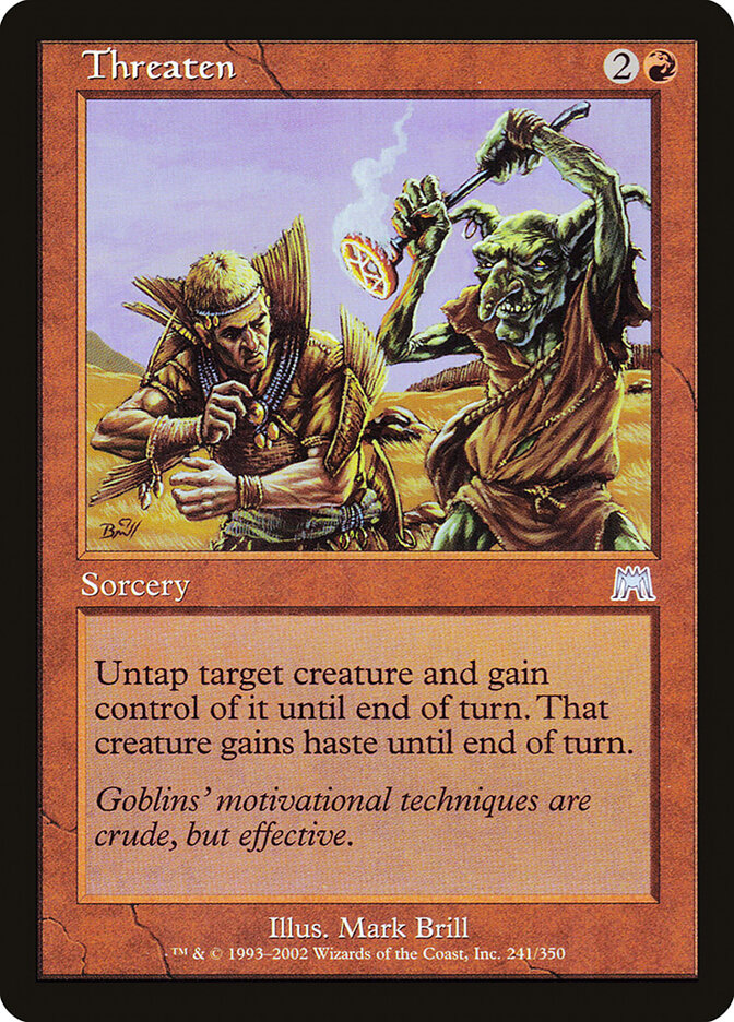 Ameaçar / Threaten - Magic: The Gathering - MoxLand