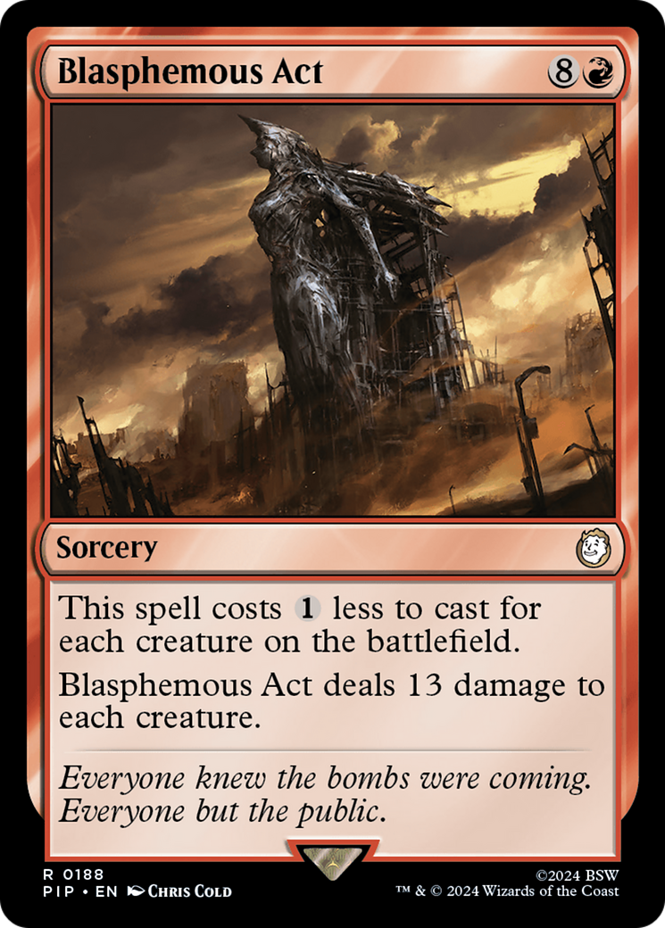 Ato Blasfemo / Blasphemous Act - Magic: The Gathering - MoxLand