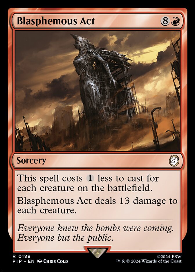 Ato Blasfemo / Blasphemous Act - Magic: The Gathering - MoxLand