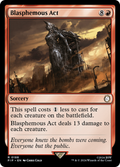 Ato Blasfemo / Blasphemous Act - Magic: The Gathering - MoxLand