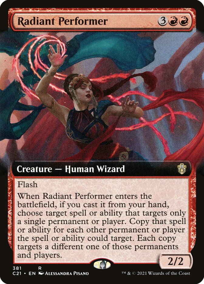 Artista Performática Radiante / Radiant Performer - Magic: The Gathering - MoxLand