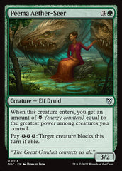 Eteromante de Peema / Peema Aether-Seer - Magic: The Gathering - MoxLand