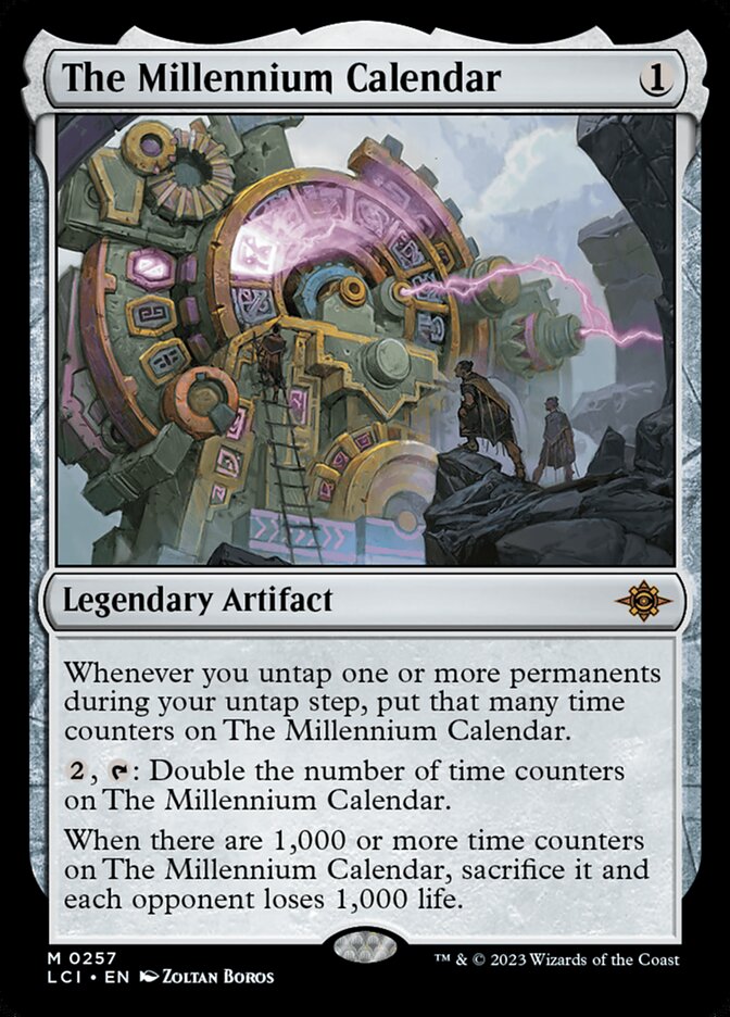 O Calendário do Milênio / The Millennium Calendar - Magic: The Gathering - MoxLand