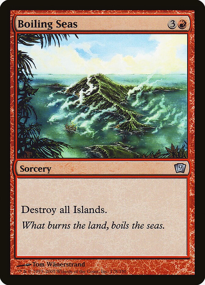 Mares Fervilhantes / Boiling Seas - Magic: The Gathering - MoxLand
