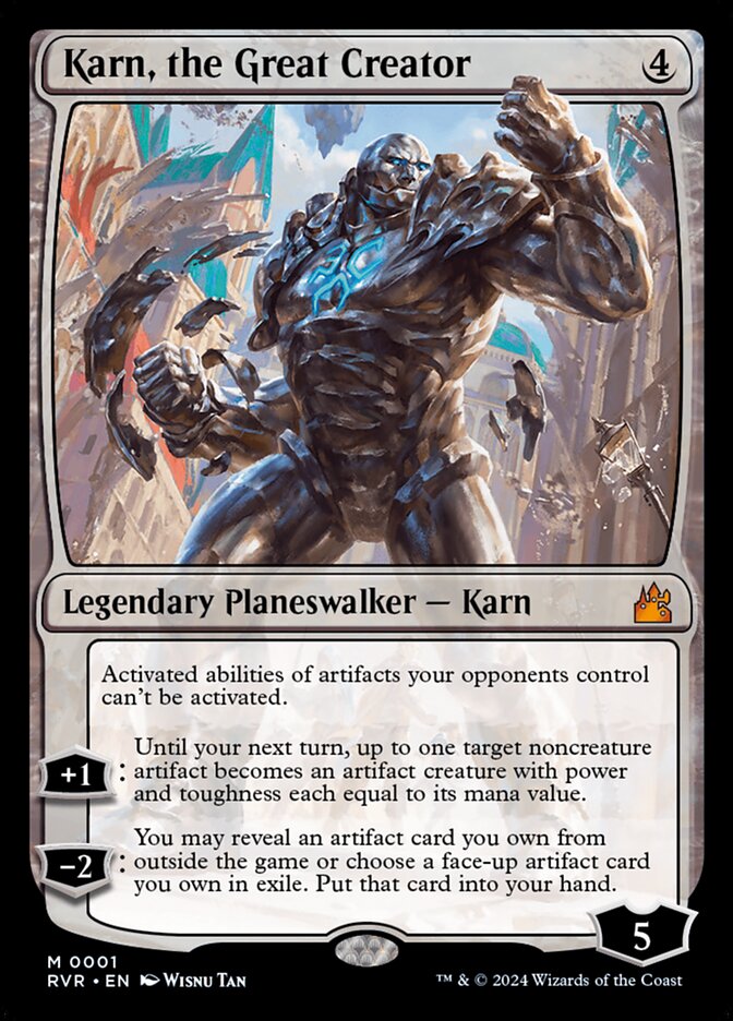 Karn, o Grande Criador / Karn, the Great Creator - Magic: The Gathering - MoxLand