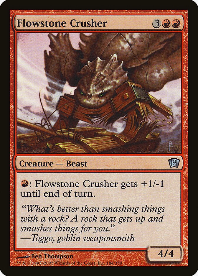 Esmagador de Rochafluente / Flowstone Crusher - Magic: The Gathering - MoxLand