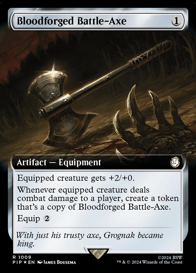 Machado Forjado em Sangue / Bloodforged Battle-Axe - Magic: The Gathering - MoxLand