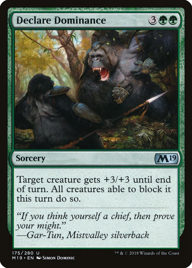 Declarar Dominância / Declare Dominance - Magic: The Gathering - MoxLand