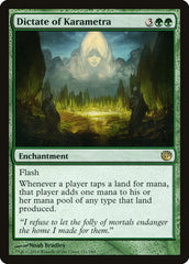 Decreto de Carametra / Dictate of Karametra - Magic: The Gathering - MoxLand