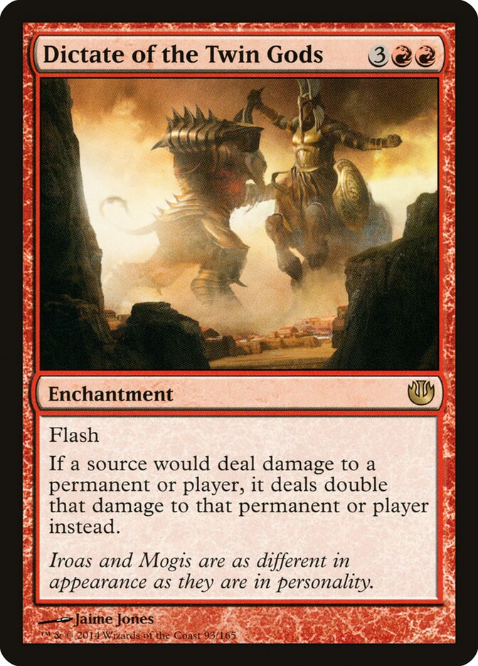 Decreto dos Deuses Gêmeos / Dictate of the Twin Gods - Magic: The Gathering - MoxLand