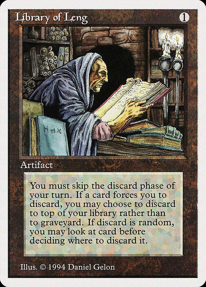Grimório de Leng / Library of Leng - Magic: The Gathering - MoxLand