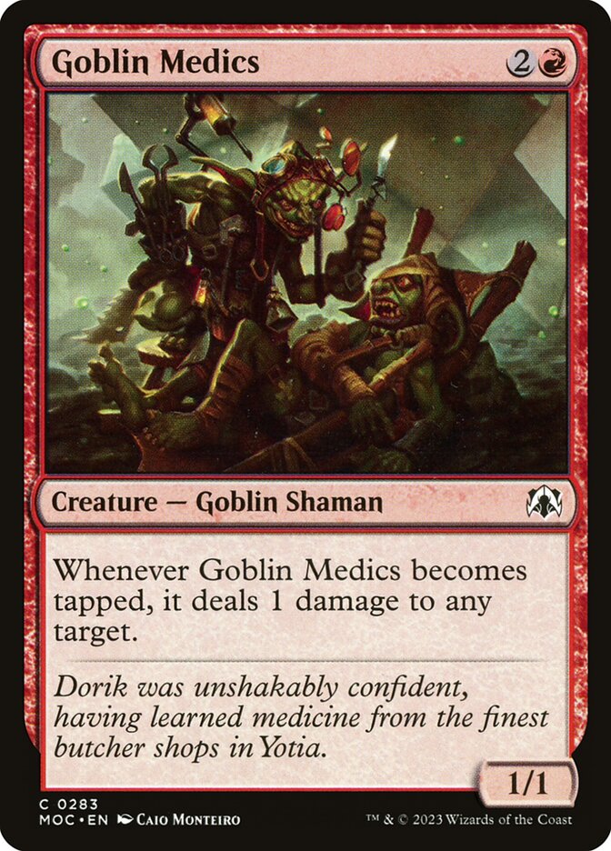 Goblins Paramédicos / Goblin Medics - Magic: The Gathering - MoxLand
