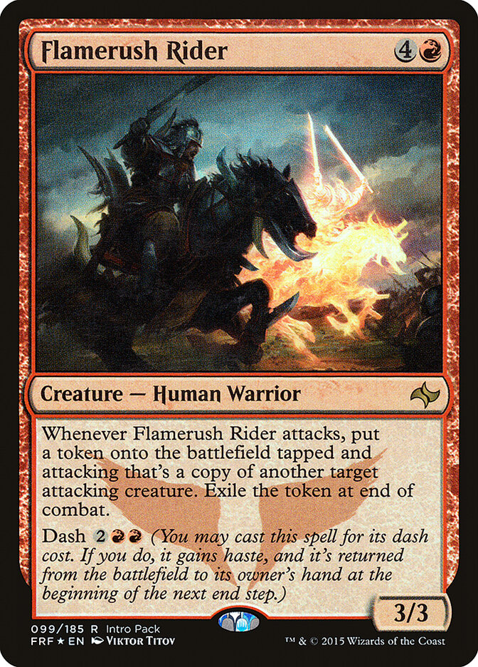 Saqueador Flamígero / Flamerush Rider - Magic: The Gathering - MoxLand