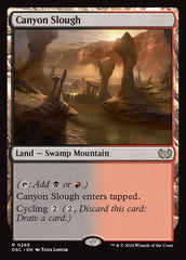 Lamaçal do Desfiladeiro / Canyon Slough - Magic: The Gathering - MoxLand