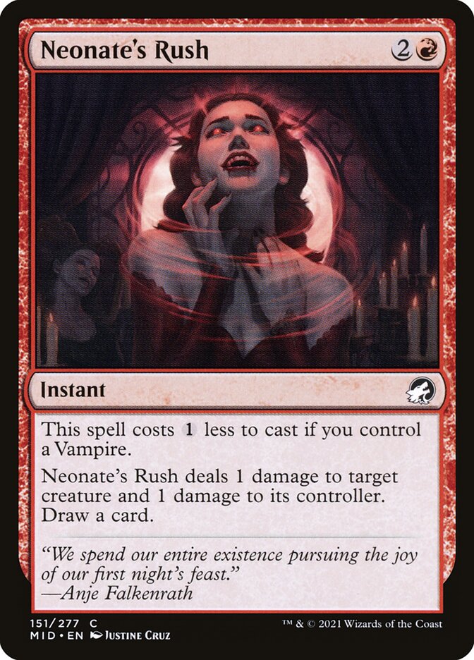 Arrebatamento da Neófita / Neonate's Rush - Magic: The Gathering - MoxLand