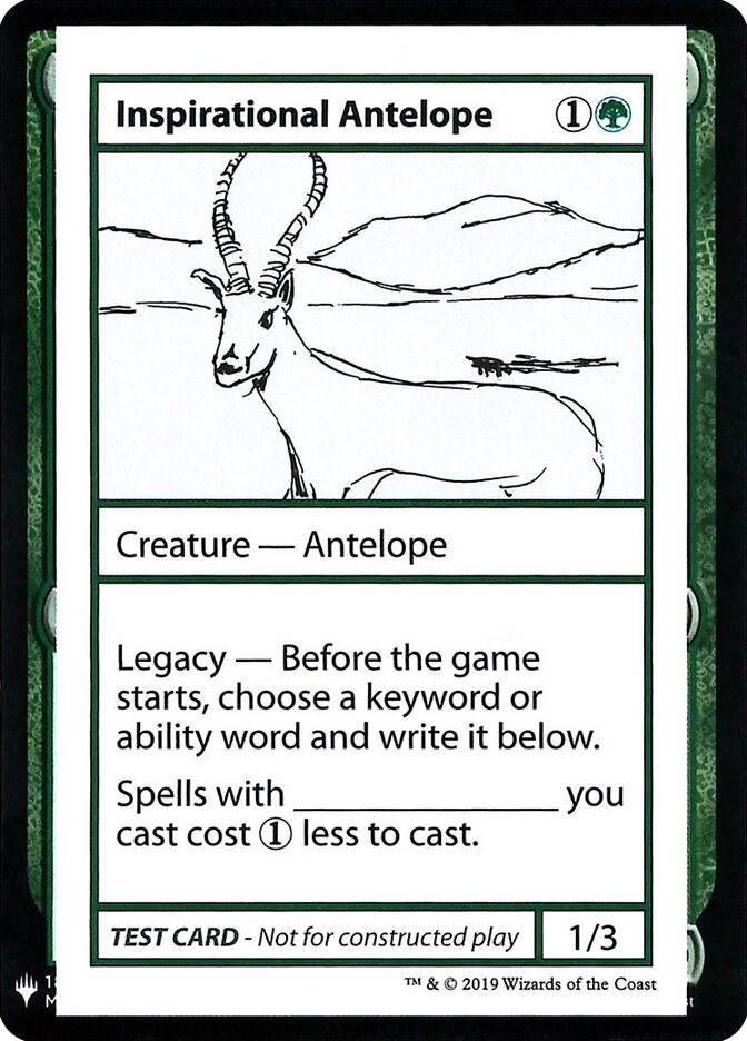 Inspirational Antelope - Magic: The Gathering - MoxLand