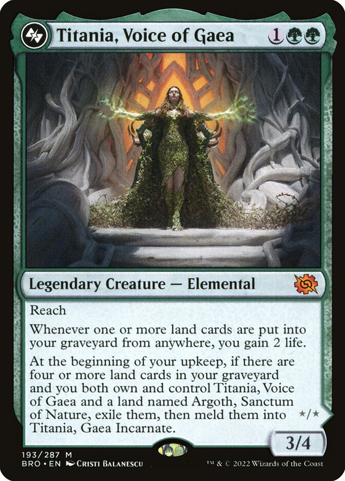 Titânia, Voz de Gaia / Titania, Voice of Gaea - Magic: The Gathering - MoxLand