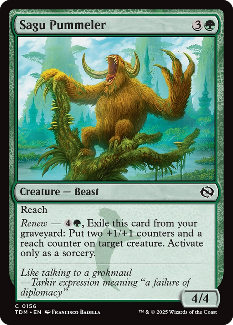 Esmurrador Sagu / Sagu Pummeler - Magic: The Gathering - MoxLand