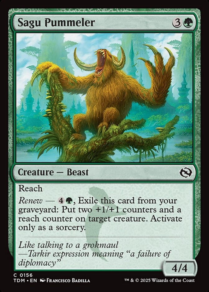 Esmurrador Sagu / Sagu Pummeler - Magic: The Gathering - MoxLand