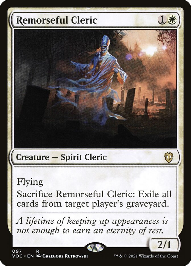 Clérigo Arrependido / Remorseful Cleric - Magic: The Gathering - MoxLand