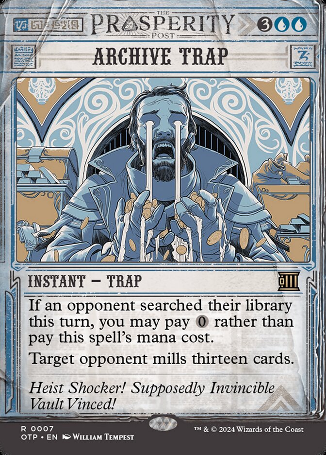 Armadilha de Arquivo / Archive Trap - Magic: The Gathering - MoxLand