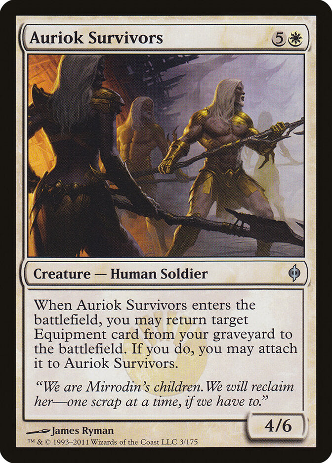 Sobreviventes Aurioques / Auriok Survivors - Magic: The Gathering - MoxLand