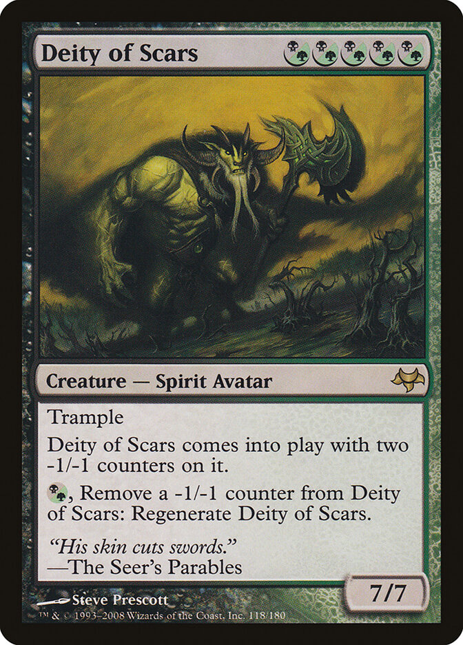 Deidade das Cicatrizes / Deity of Scars - Magic: The Gathering - MoxLand